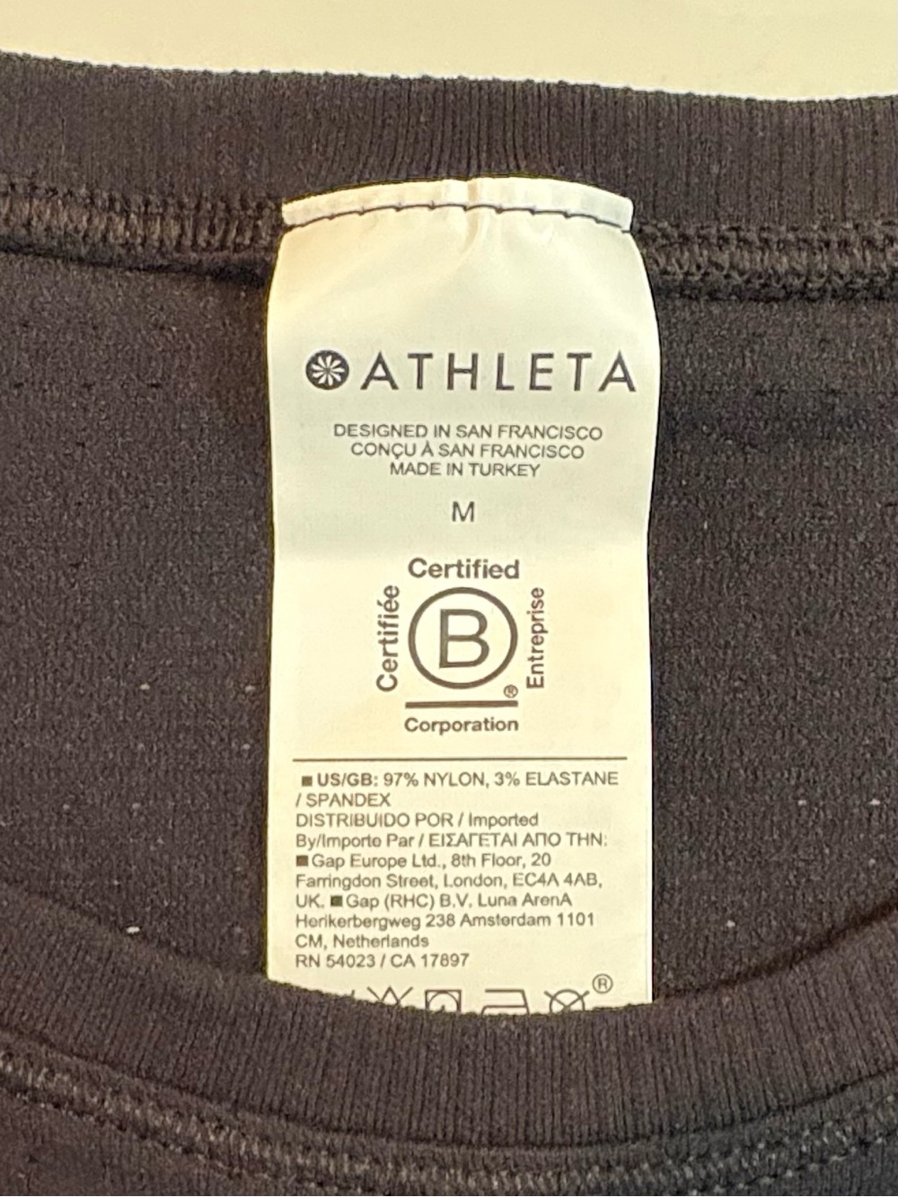 Athleta Women’s Short-Sleeve Crewneck Tee in black | Size Medium - Picture 2 of 6